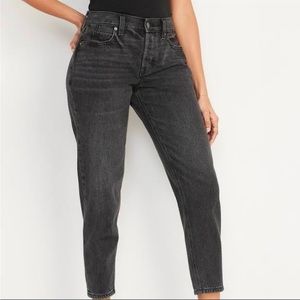 Old Navy OG Straight high rise black jeans